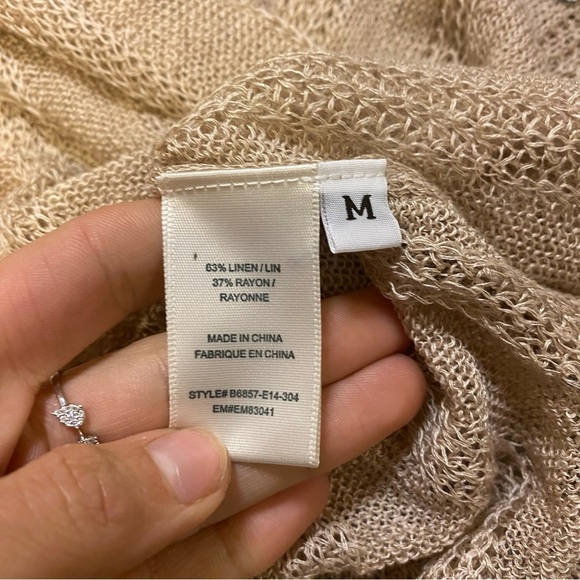 Bella Dahl | Sleeveless Side Slit Maxi Dress In Dark Sand Size M Beach Coverup - Picture 4 of 4